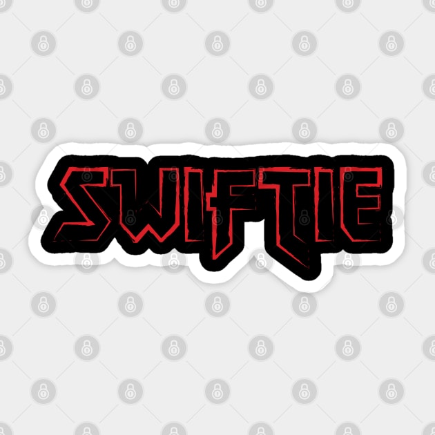 Swiftie Metal Version v2 Sticker by Emma